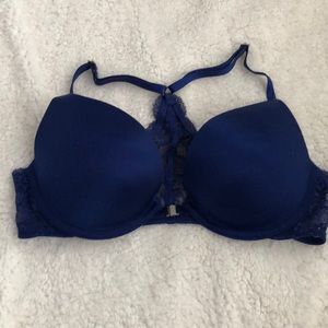 PINK front close push-up bra